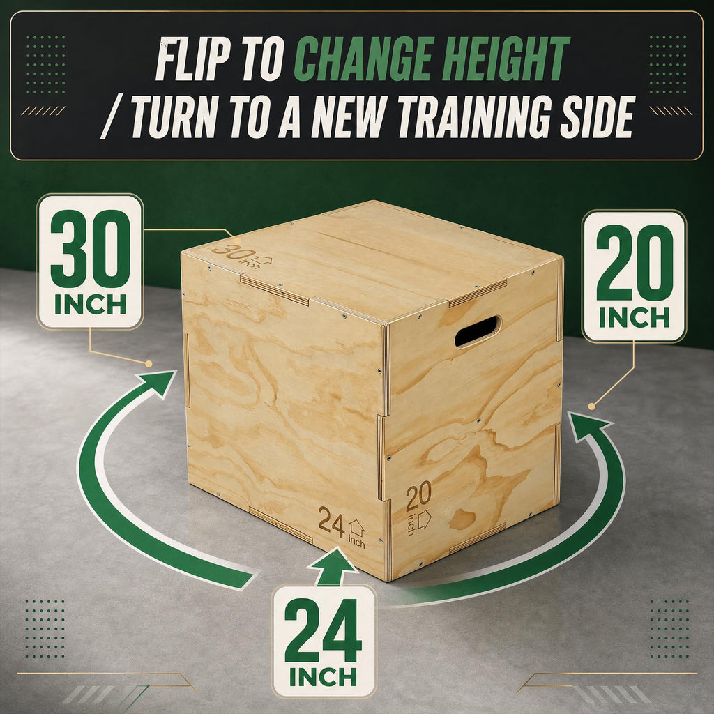 Non-Slip Wooden Plyo Box K1710