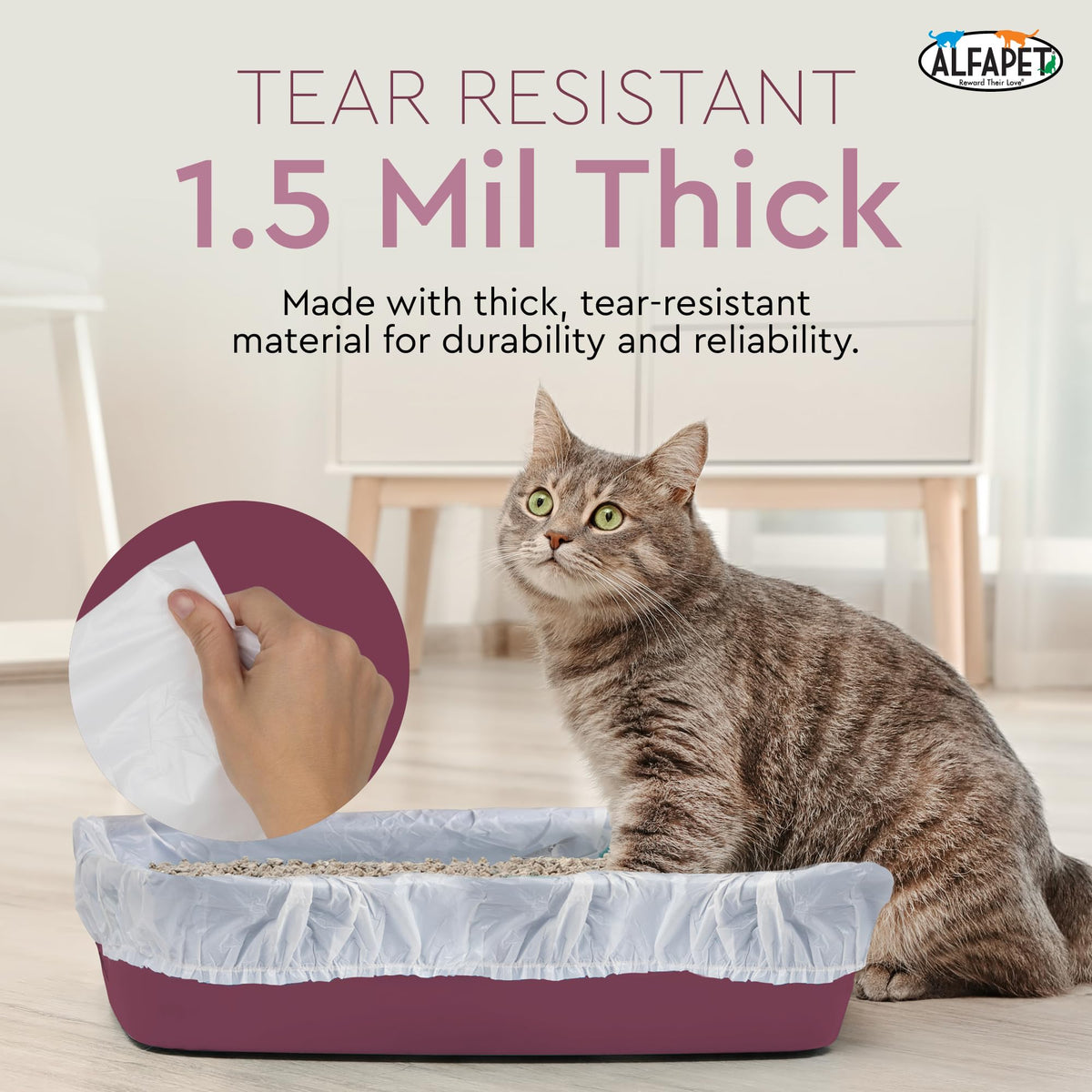 Cat Litter Box Disposable Elastic Liners 48 Count L812868