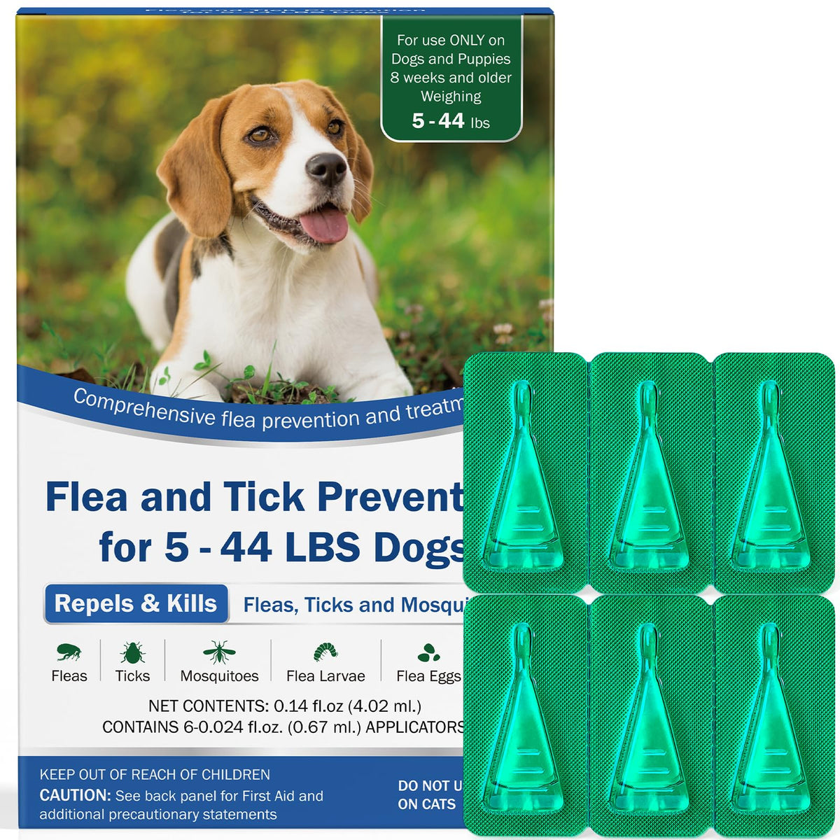 Flea and Tick Prevention for Small and Medium Dogs G9608