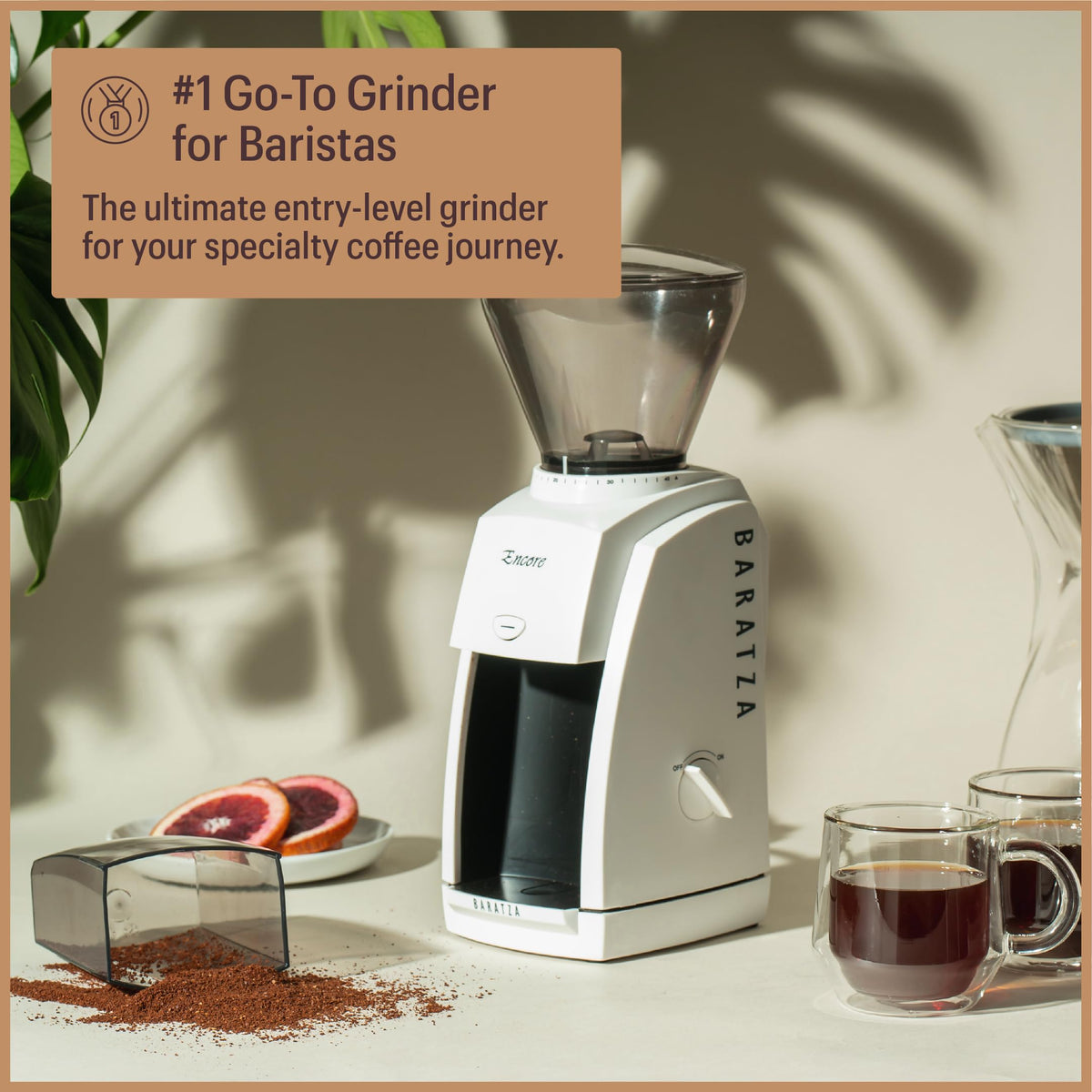 White Coffee Grinder P696