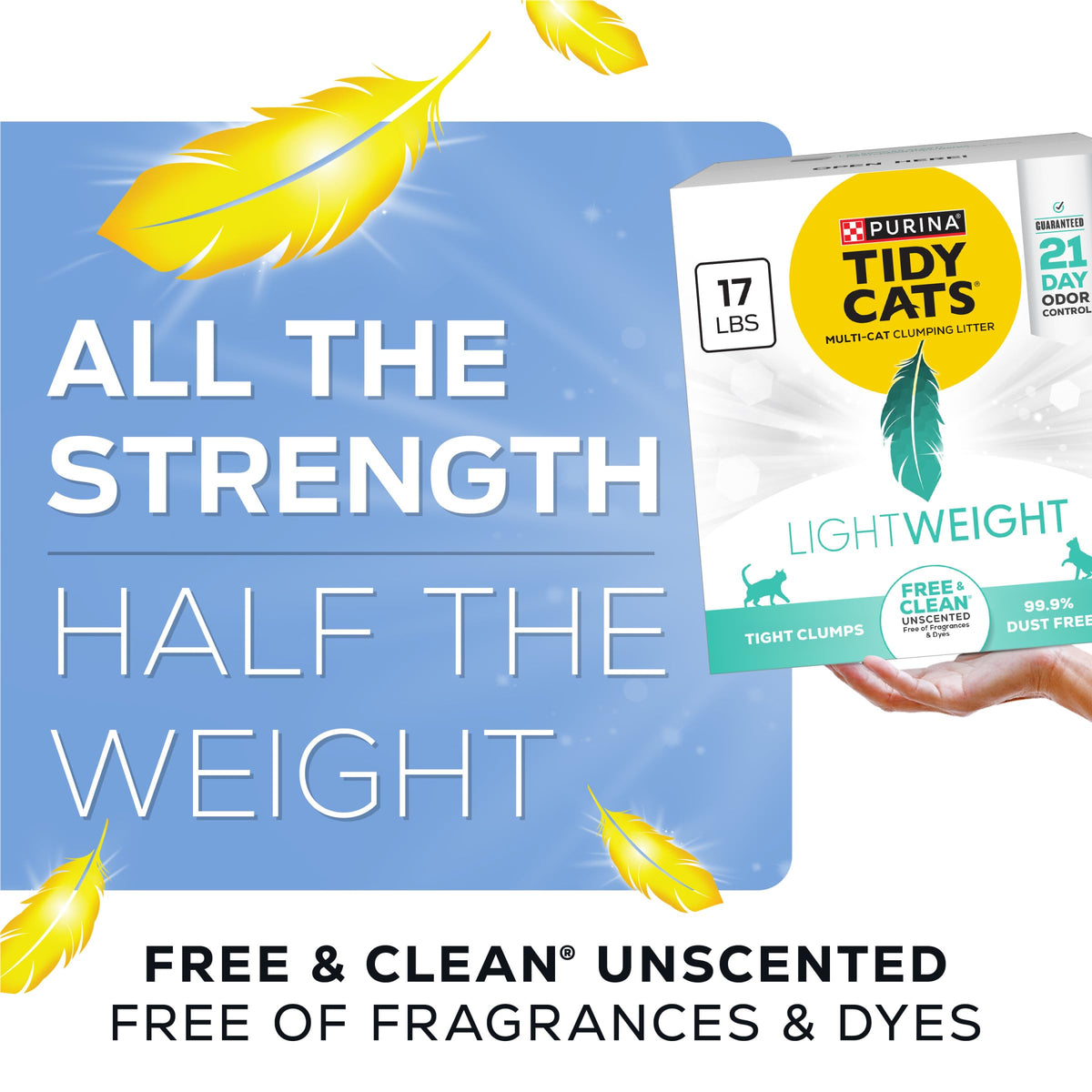Low Dust Clumping Unscented Cat Litter 17 lb H511