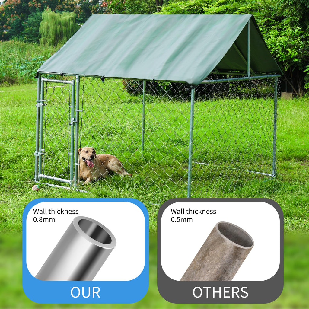 80"x80"x70" Outdoor Dog Kennel X71578