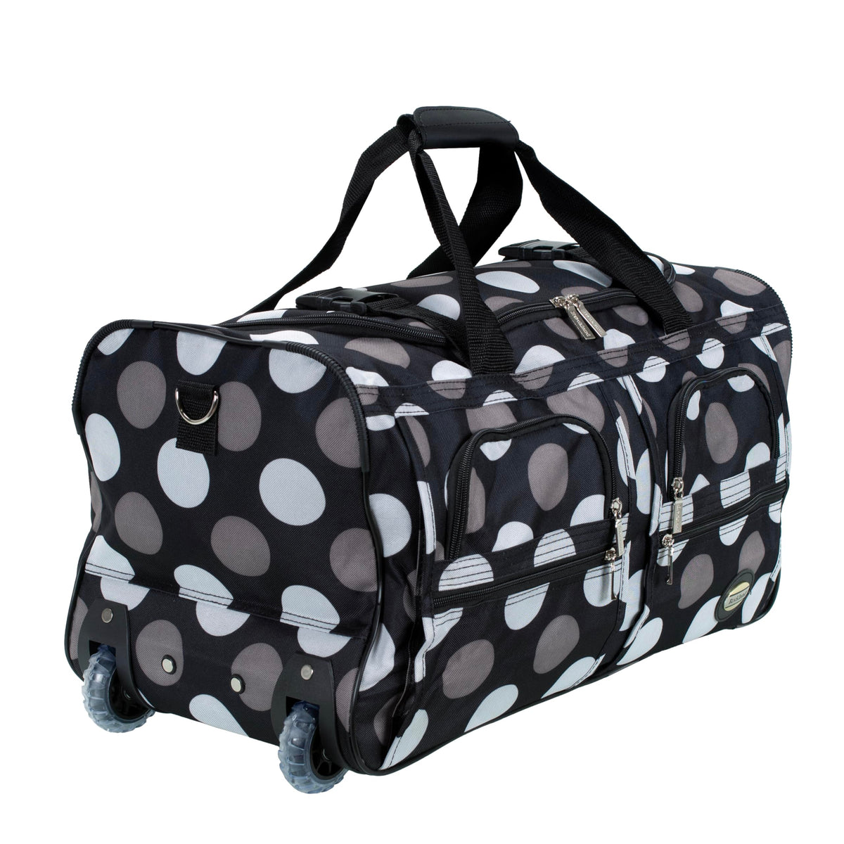 Rolling Duffel Bag, Black, 22" J564