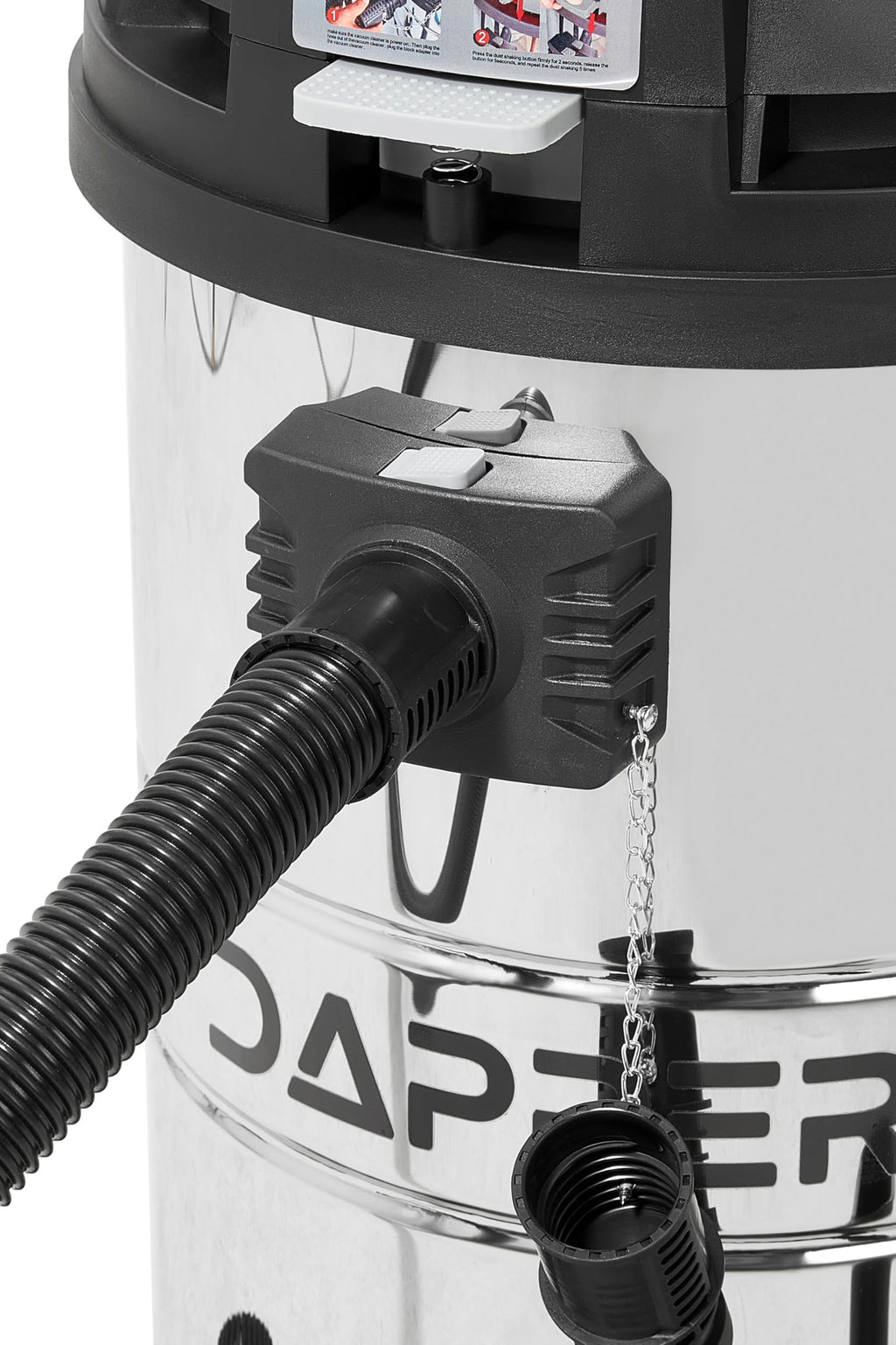 21 Gallon 8.5 Peak HP Stainless Steel Wet/Dry Shop Vacuum L76511