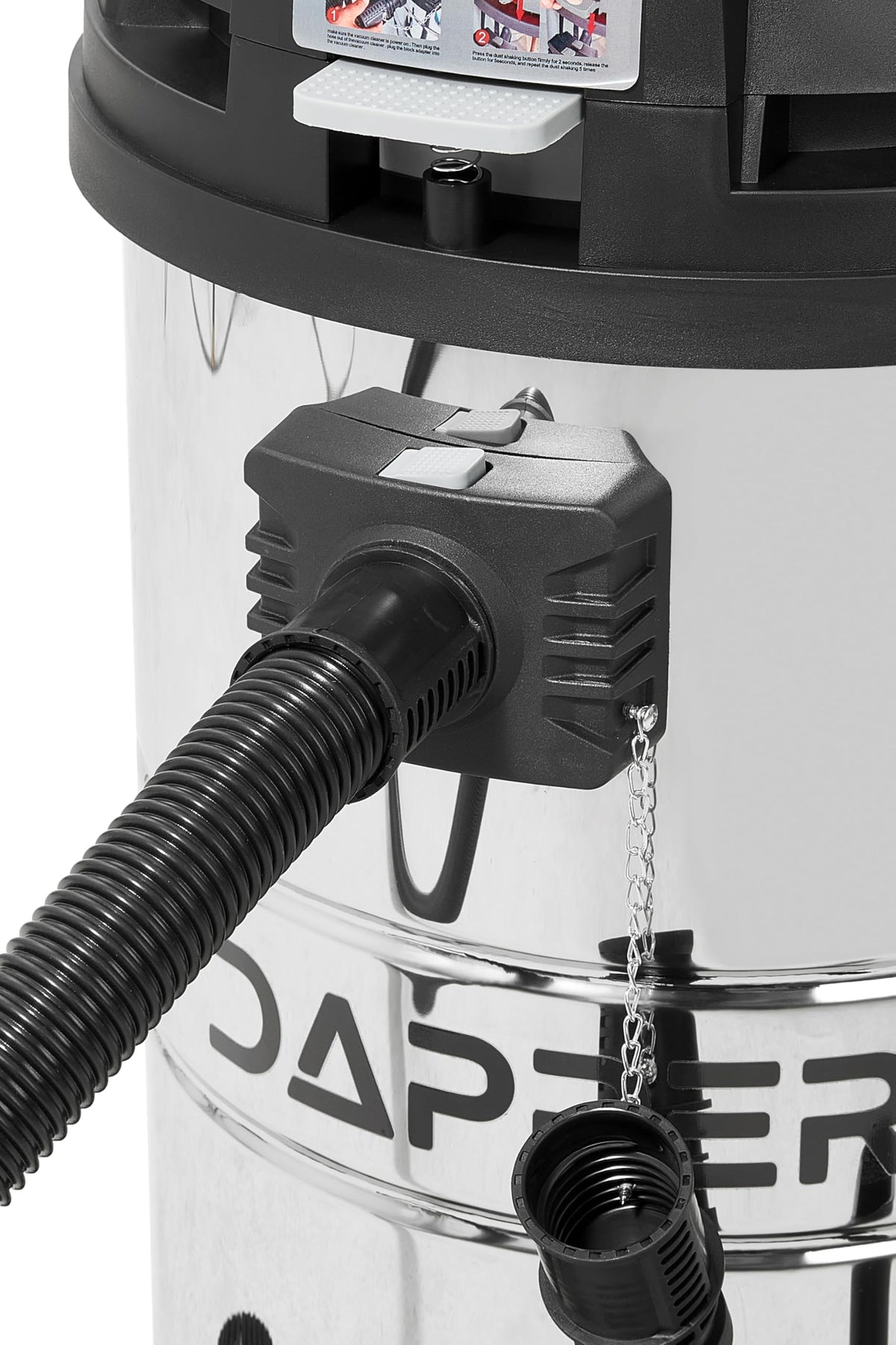 21 Gallon 8.5 Peak HP Stainless Steel Wet/Dry Shop Vacuum L76511