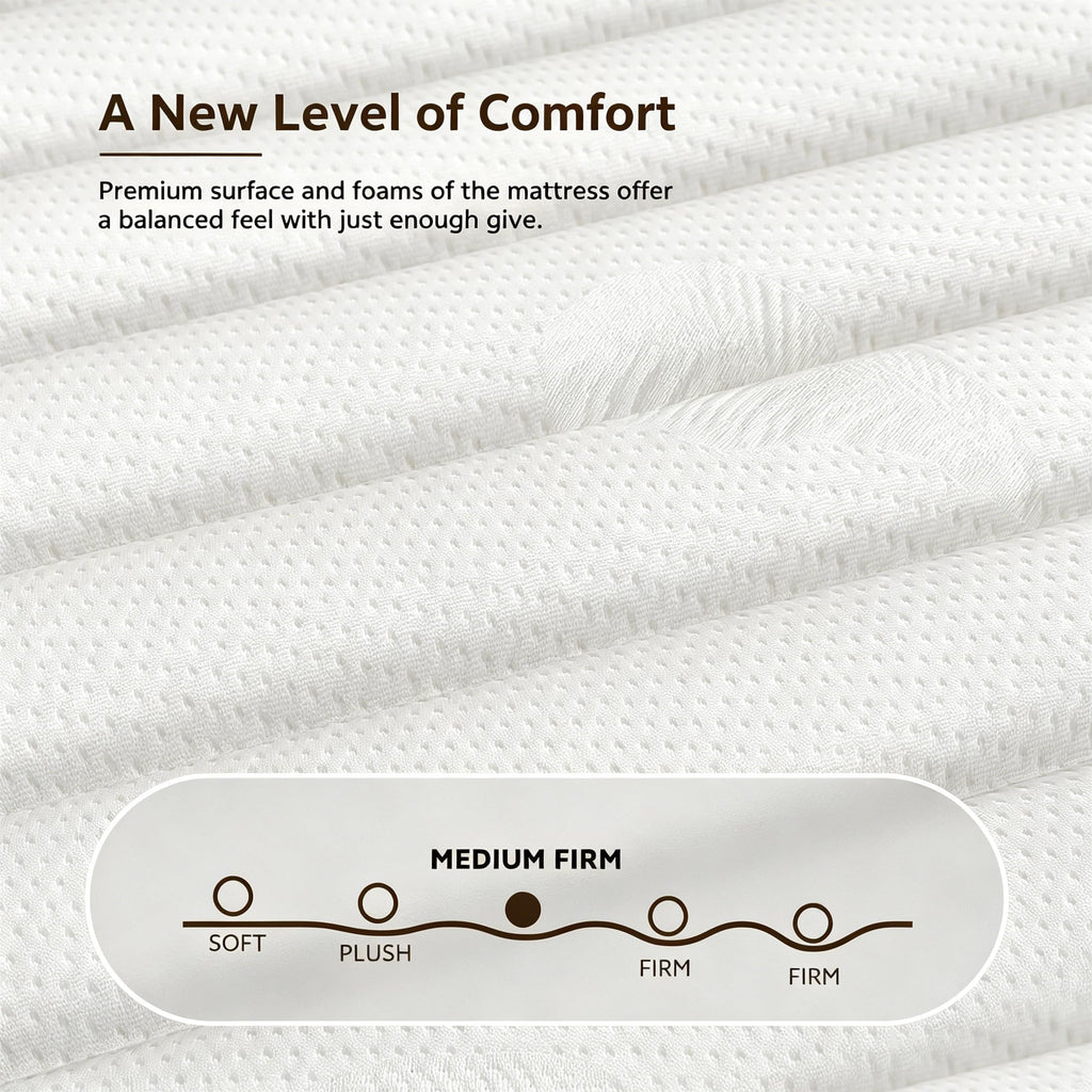 12 Inch Hybrid Medium-Firm Full Mattress H993874