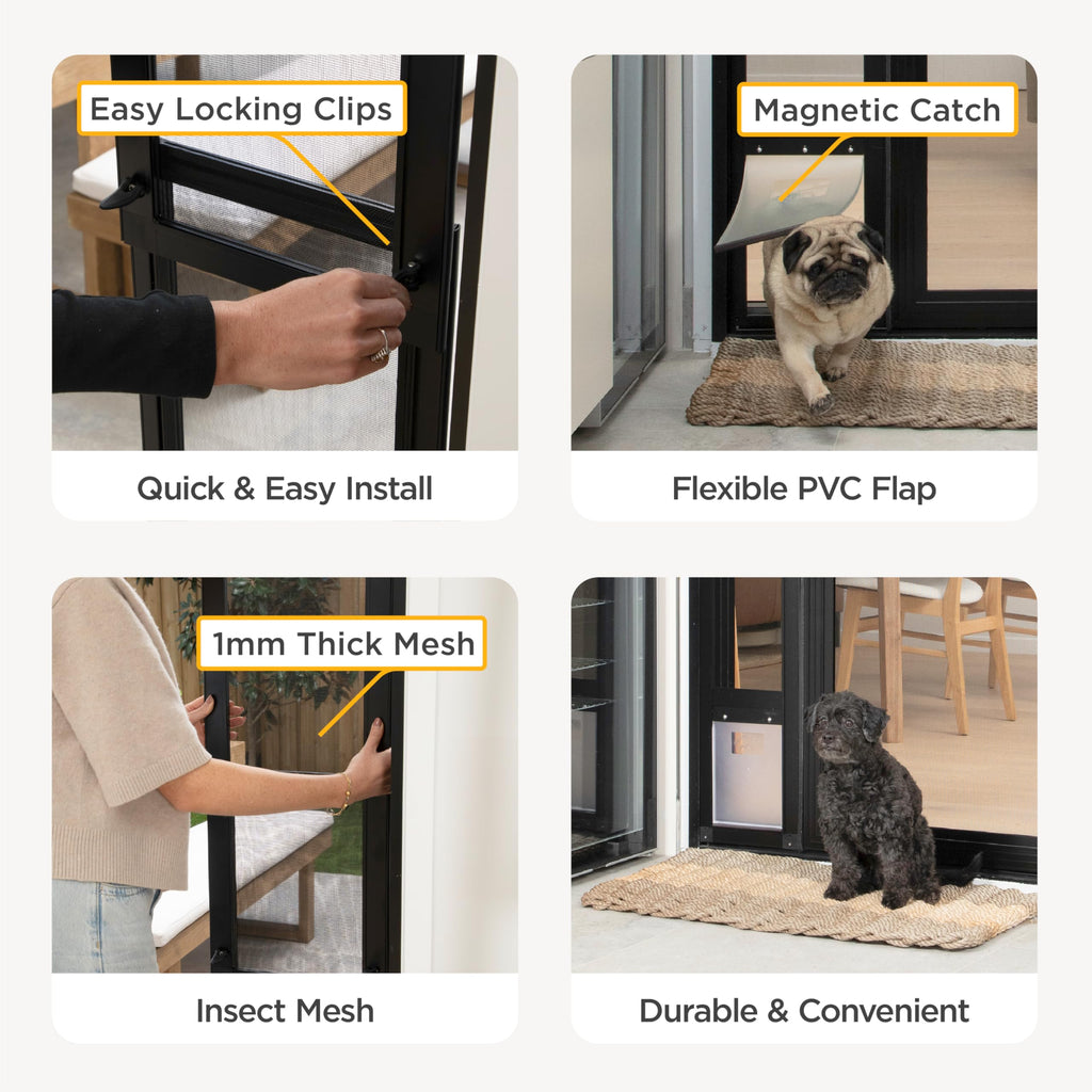 Dog & Cat Door for Sliding Glass Door Y967