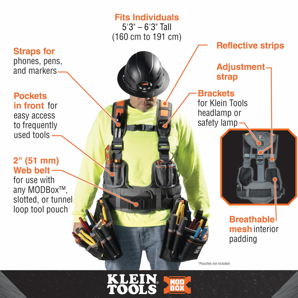 Tool Vest with Tool Pouches, Adjustable Q462866