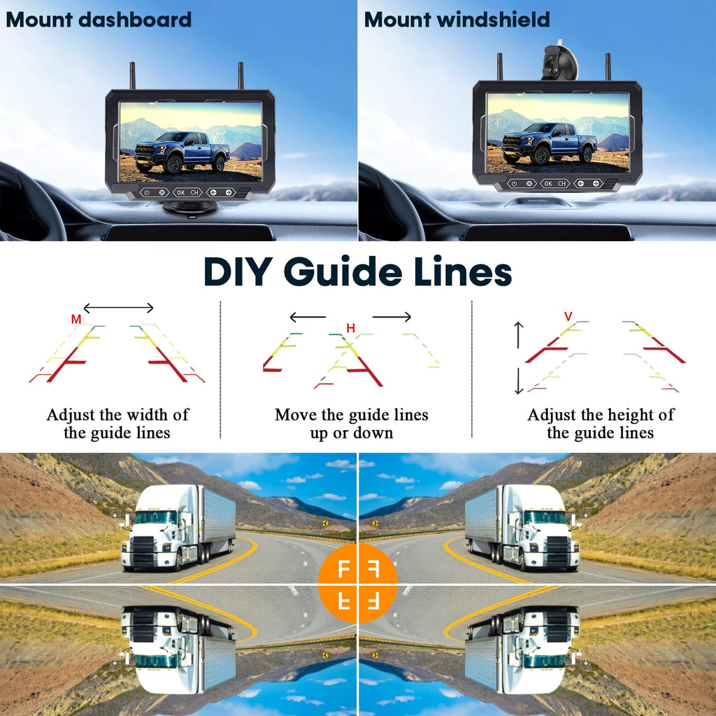 1080P HD Wireless Backup Camera D12911