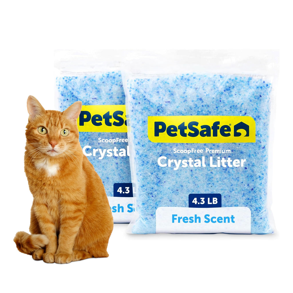 Fresh Scent 4.3 Lb 2 Pack Crystal Litter T359443
