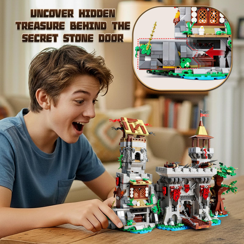 2568 PCS Medieval Castle Building Blocks Set W285