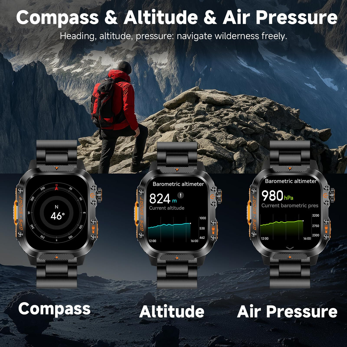 Smart Watch for Men A6154