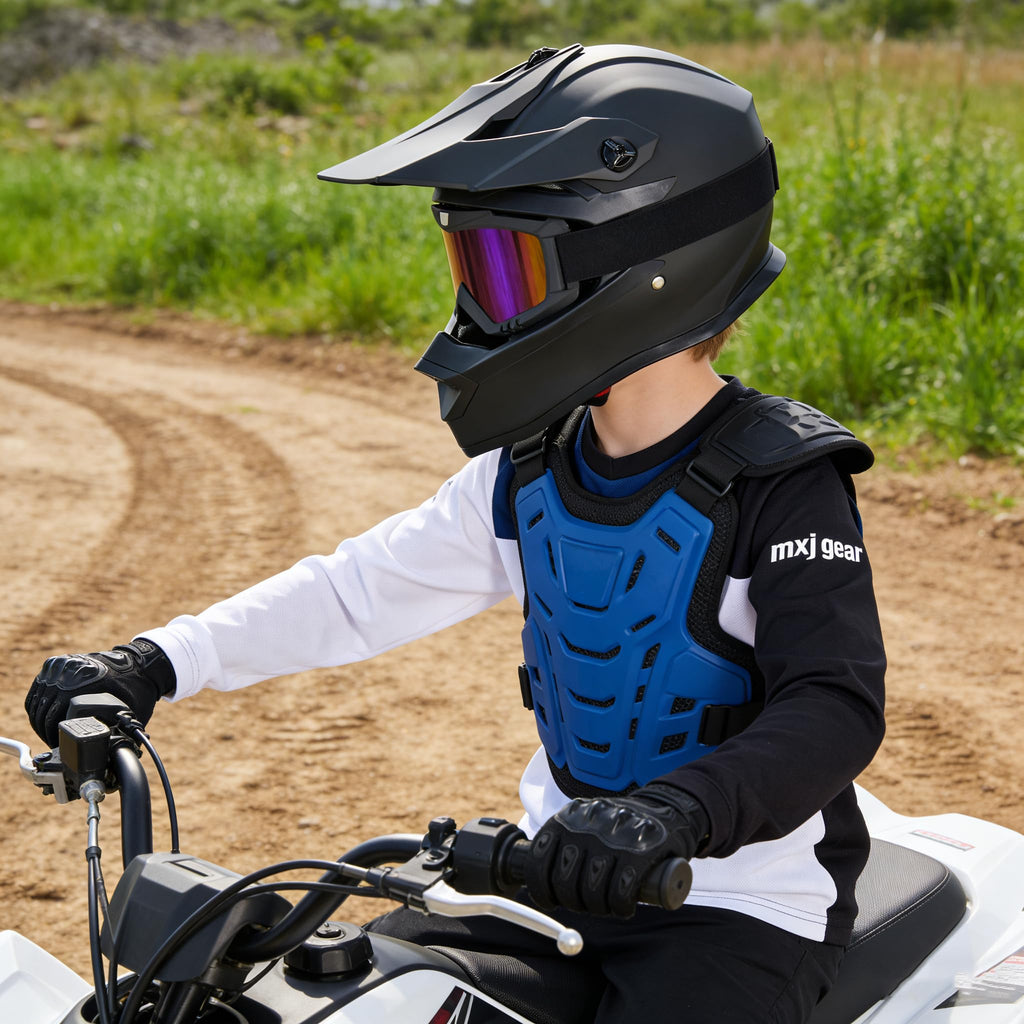 Youth Full Face Motocross Helmets Set O8031