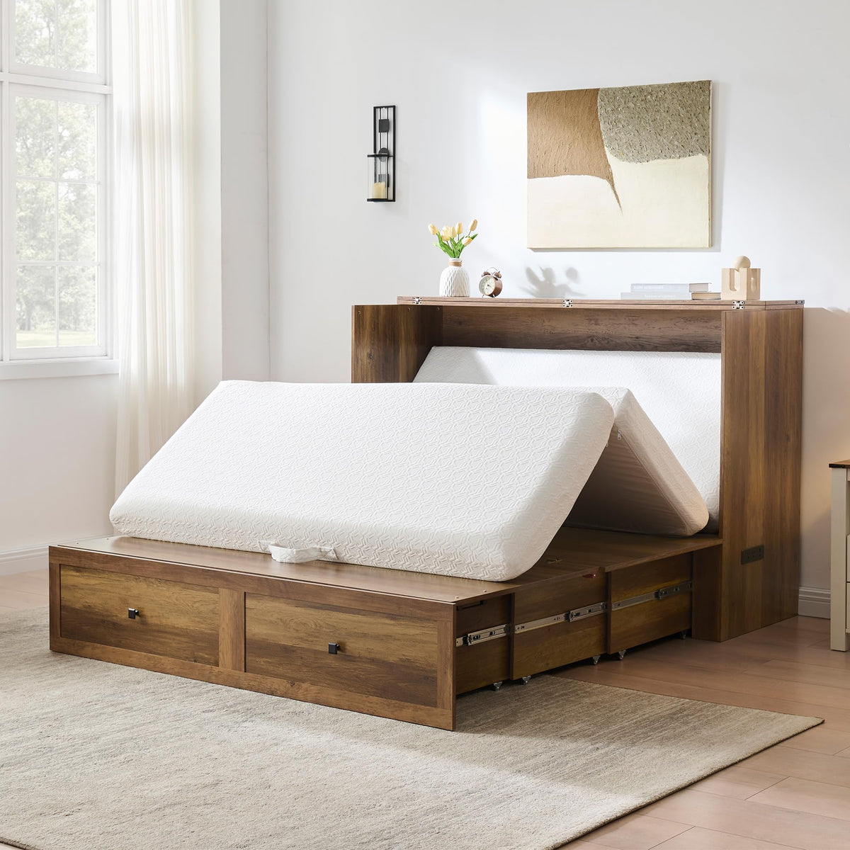 6" Full Tri-Fold Memory Foam Mattress Y438284