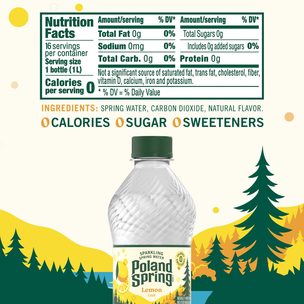 Sparkling Water 16.9 oz Bottles Pack of 8 C710157