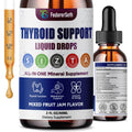 Liquid Thyroid Support Supplement with Selenium Zinc Iodine 2 Fl. Oz I88422