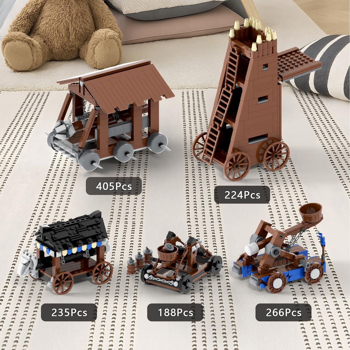 Medieval Castle Battle Building Block Set I606
