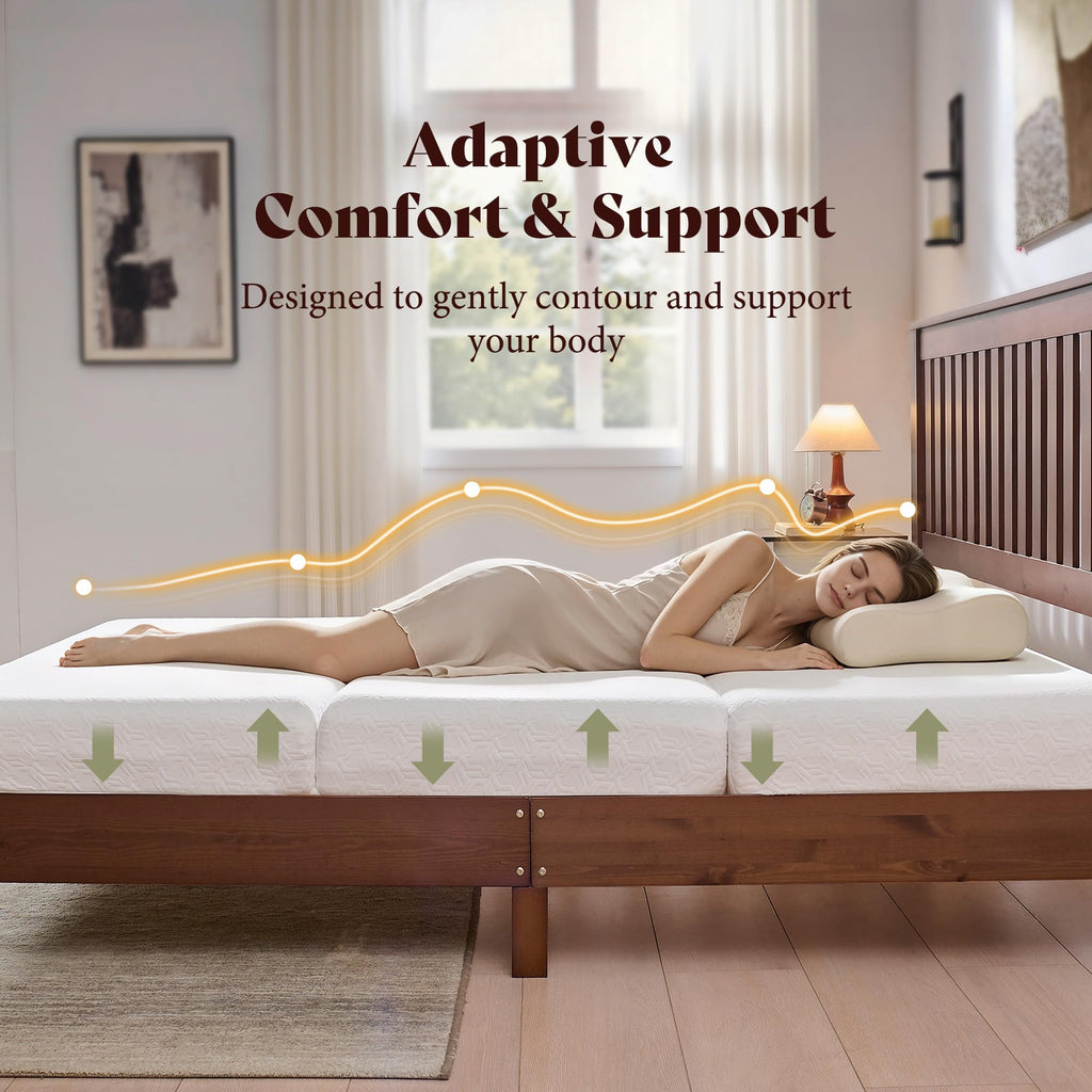 6" Full Tri-Fold Memory Foam Mattress Y438284