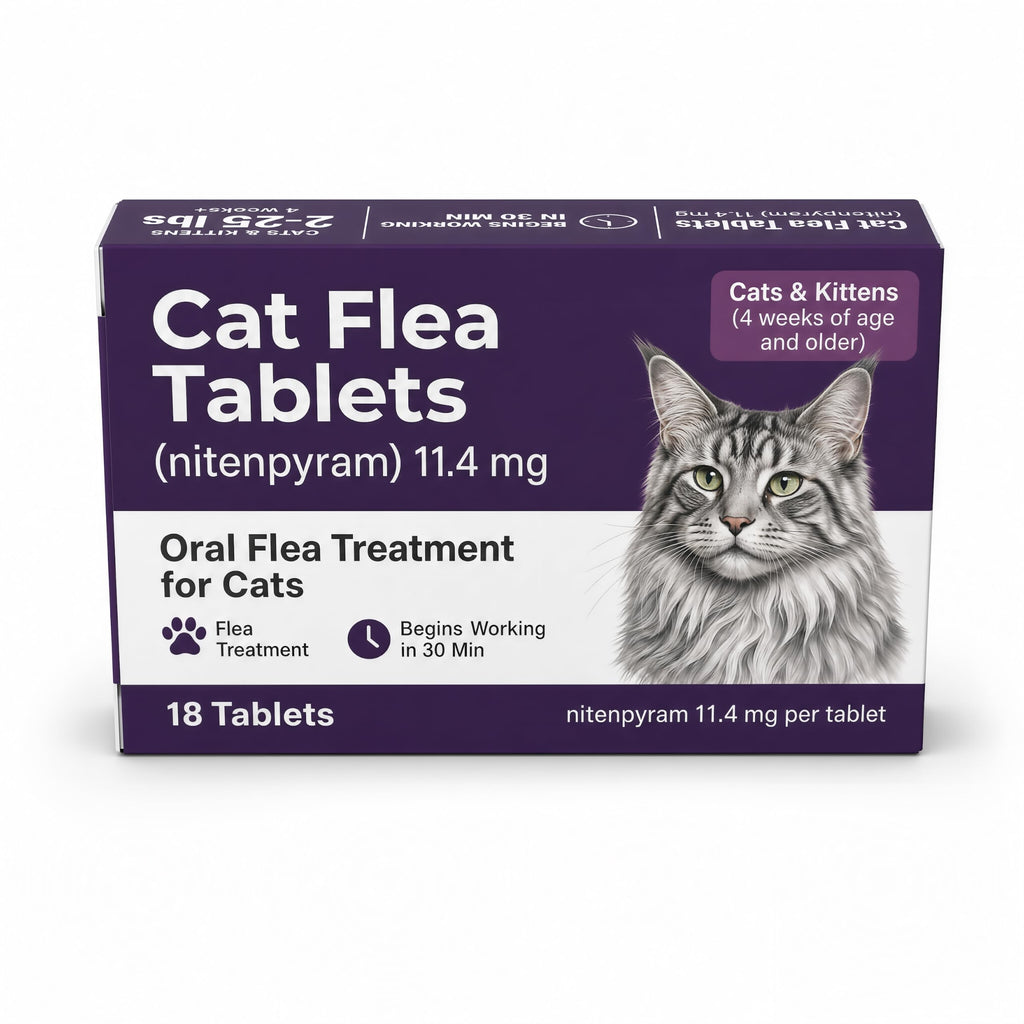 Flea Treatment Tablets 11.4 mg 18 Count C594403