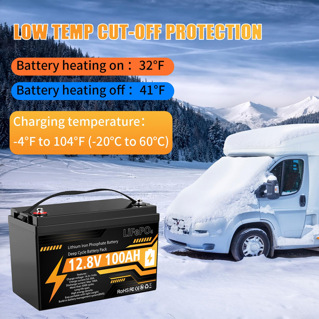 12V 100Ah LiFePO4 Deep Cycle Battery Z21353