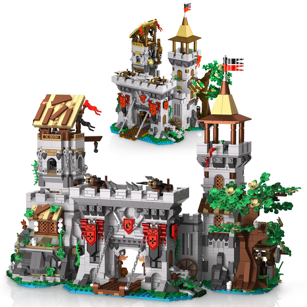 2568 PCS Medieval Castle Building Blocks Set W285