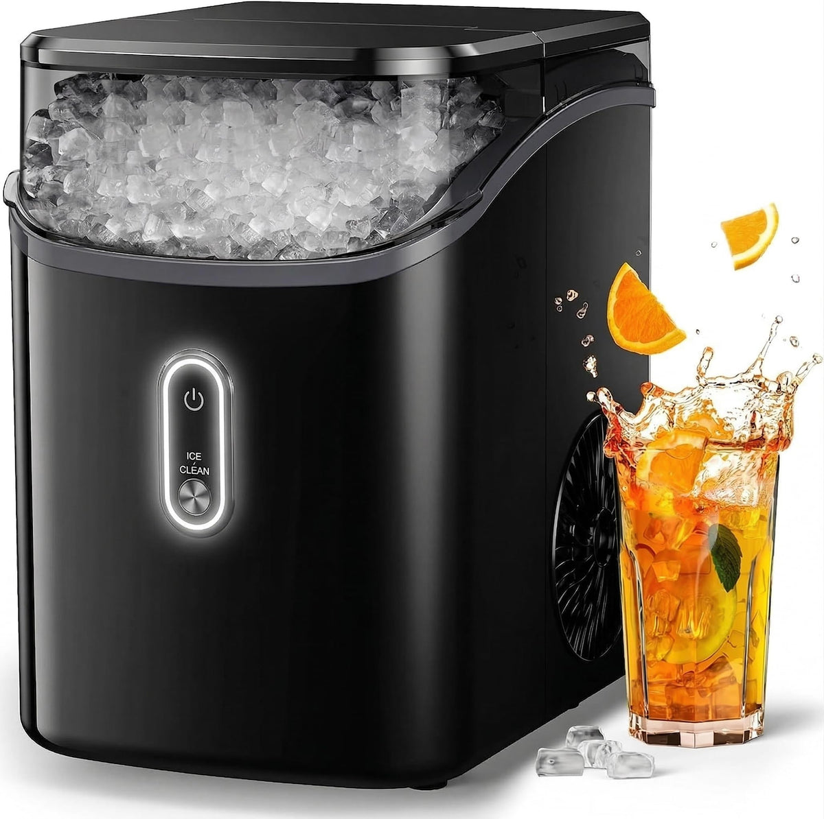 Nugget Pebble Ice Maker Countertop with Self-Cleaning R5431