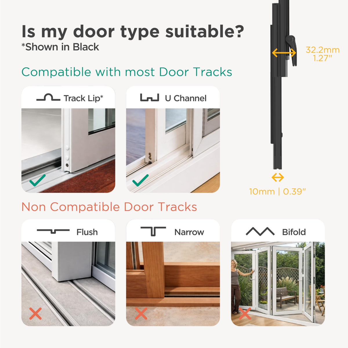 Dog & Cat Door for Sliding Glass Door Y967