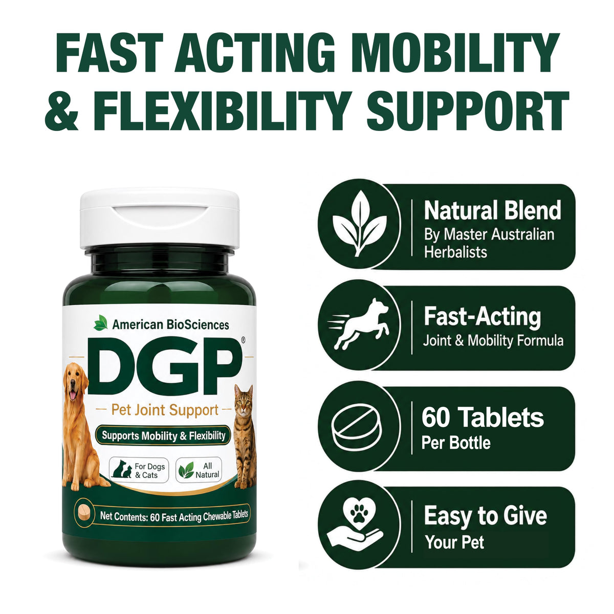 Dog Joint Supplement 60 Chewable Tablets Q26432