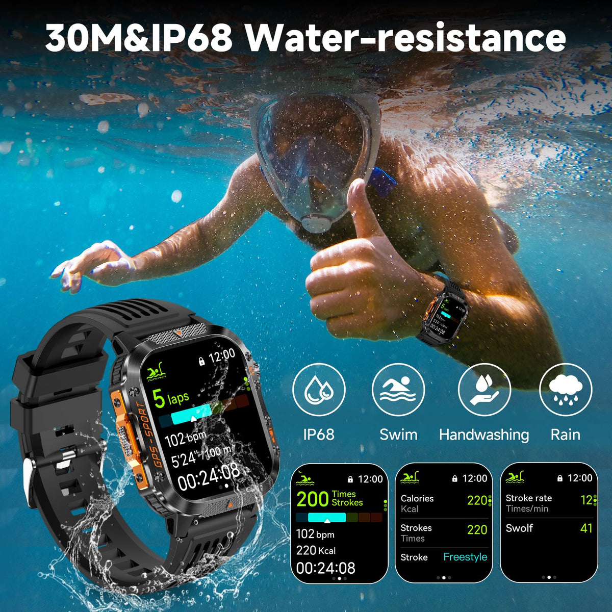 Smart Watch for Men A6154