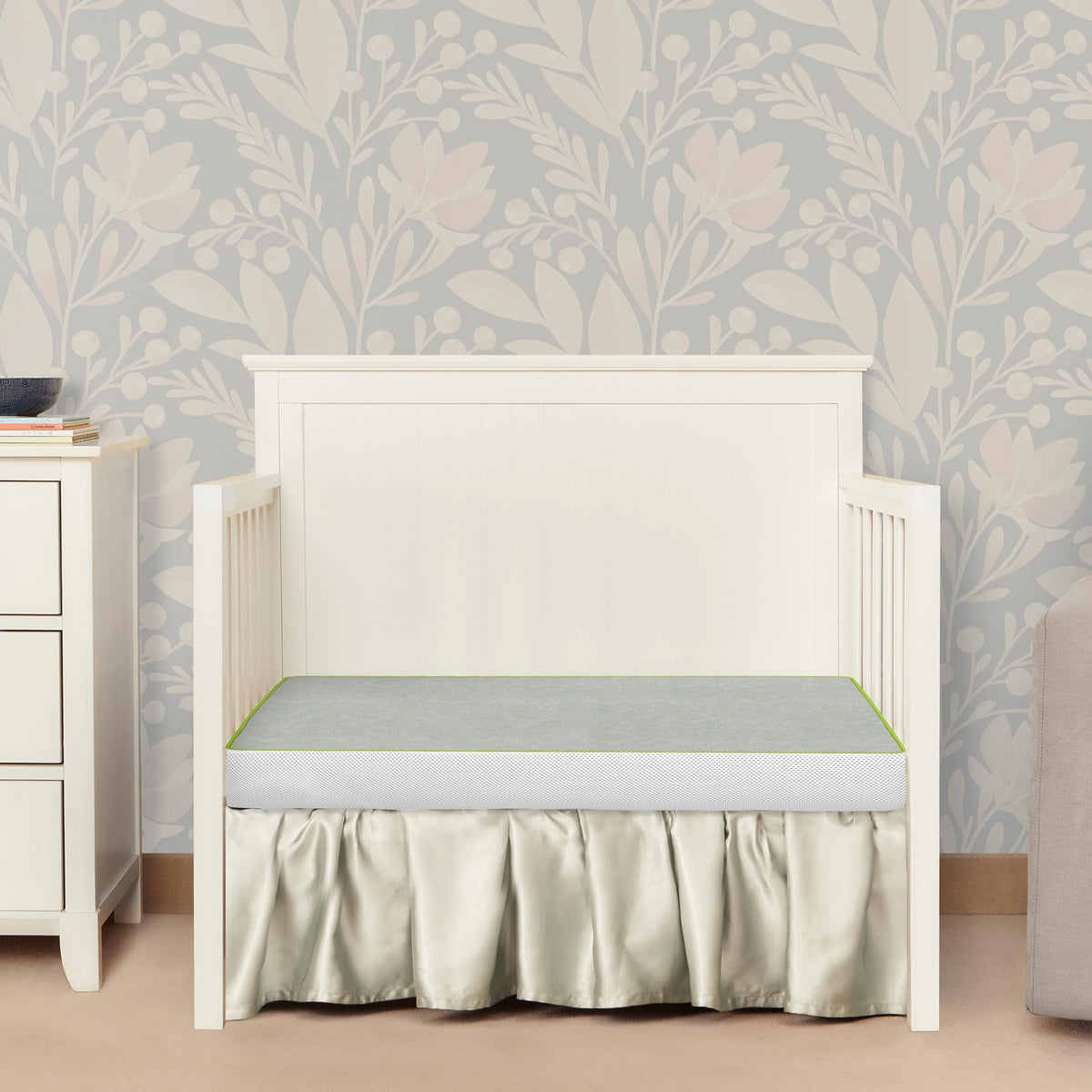 2-in-1 Breathable Dual-Sided Portable Mini Crib Mattress H12179