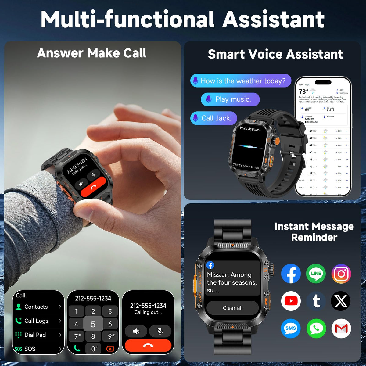 Smart Watch for Men A6154