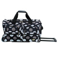 Rolling Duffel Bag, Black, 22" J564