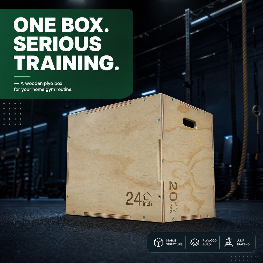 Non-Slip Wooden Plyo Box K1710