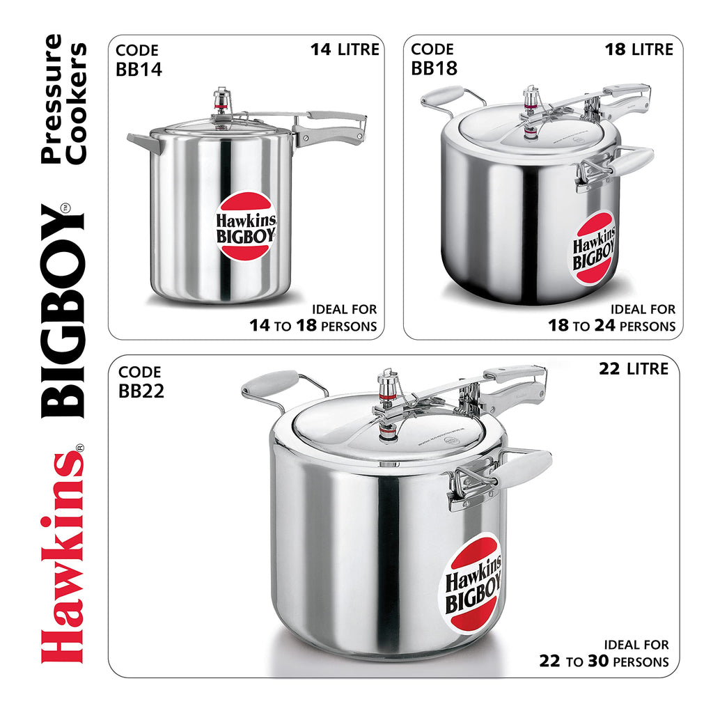 Aluminum Pressure Cooker 22 Litres T322230