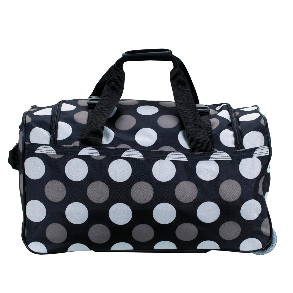 Rolling Duffel Bag, Black, 22" J564