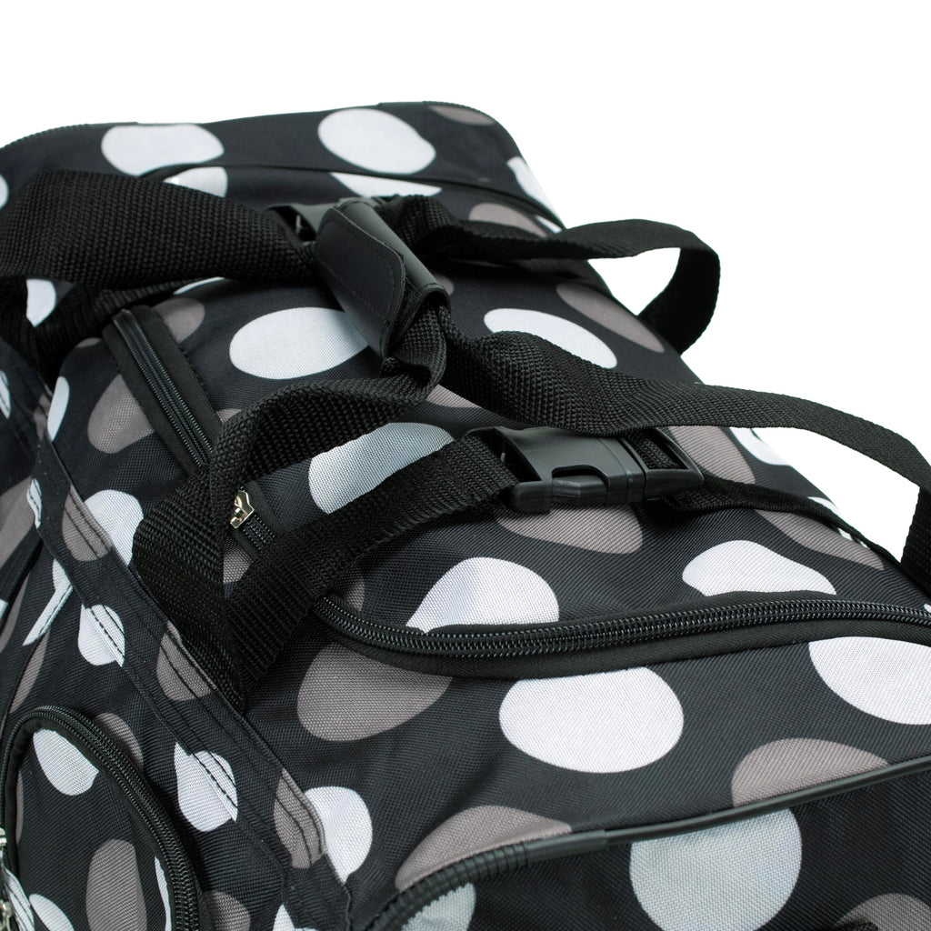 Rolling Duffel Bag, Black, 22" J564